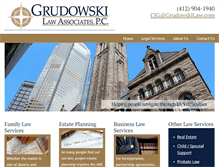 Tablet Screenshot of grudowskilaw.com